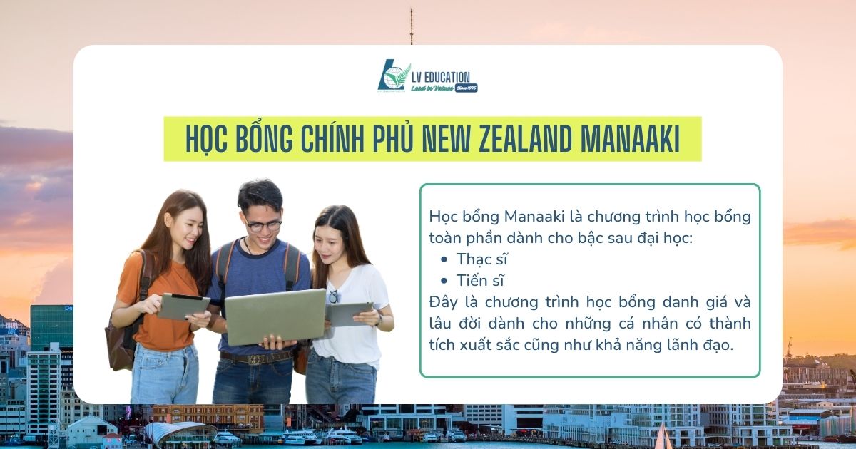 Học Bổng Chính Phủ New Zealand Manaaki
