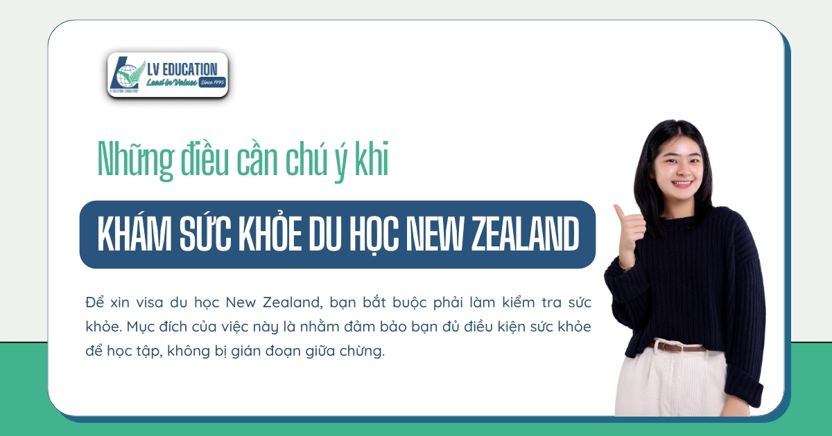 Khám sức khỏe du học New Zealand: Những điều bạn cần chú ý