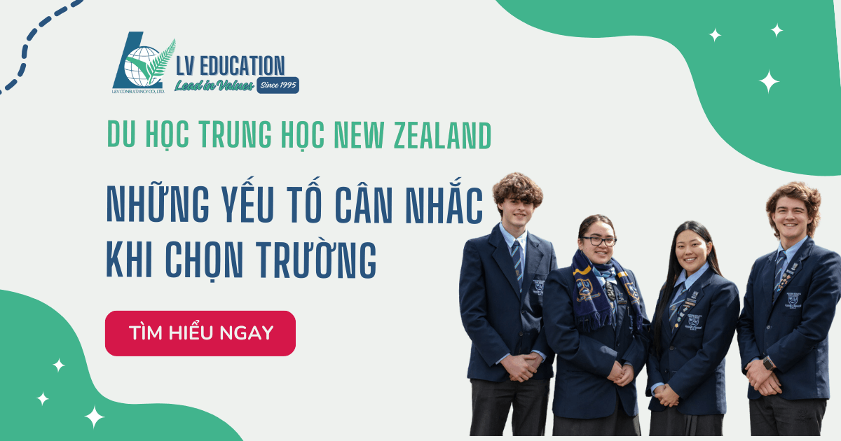 Yếu tố chọn trường du học trung học New Zealand