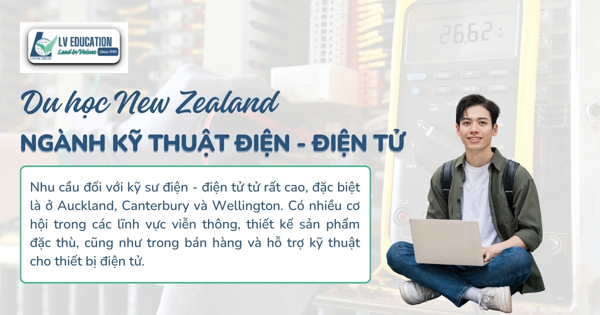 Du học New Zealand ngành Kỹ thuật điện và điện tử