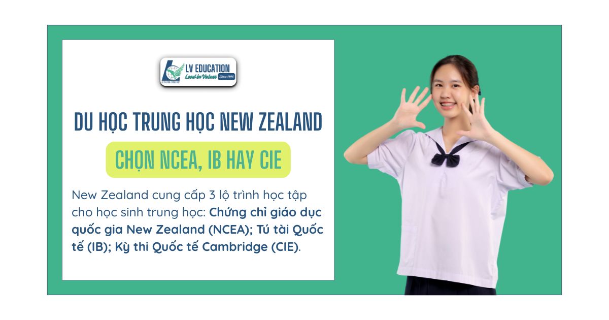 Chọn NCEA, IB hay CIE (Cambridge) khi du học trung học New Zealand?