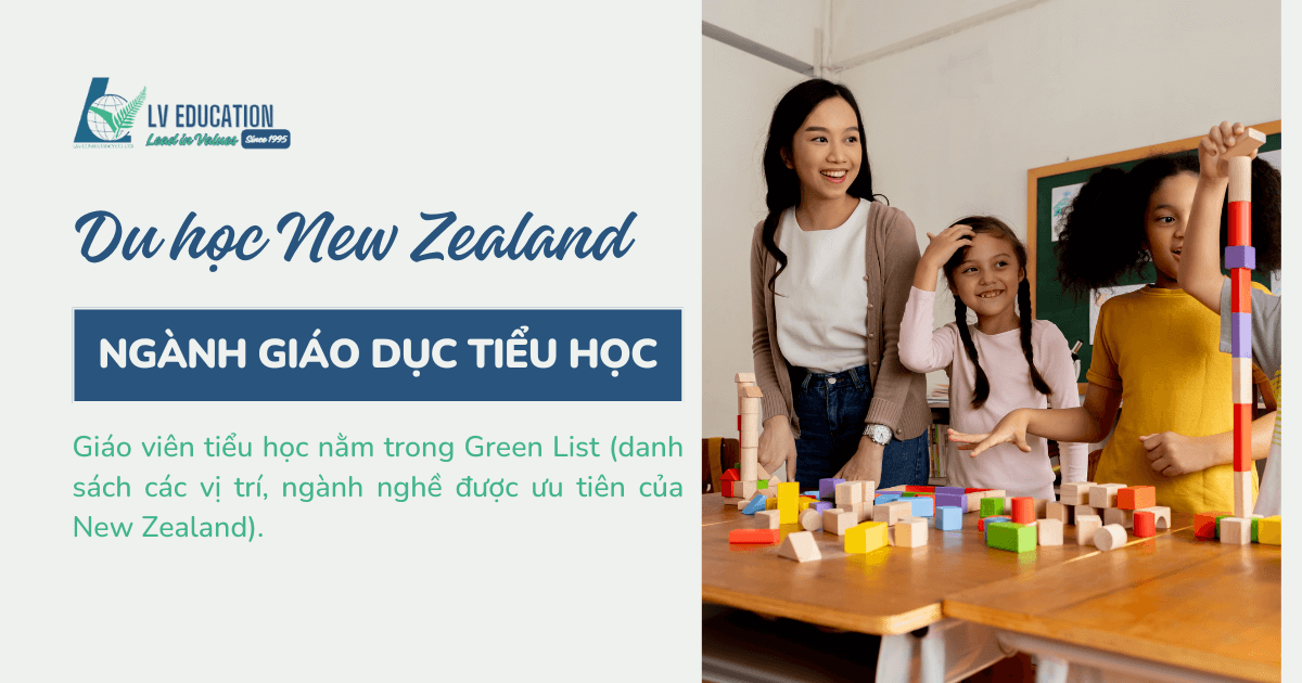 Du học New Zealand ngành giáo dục tiểu học