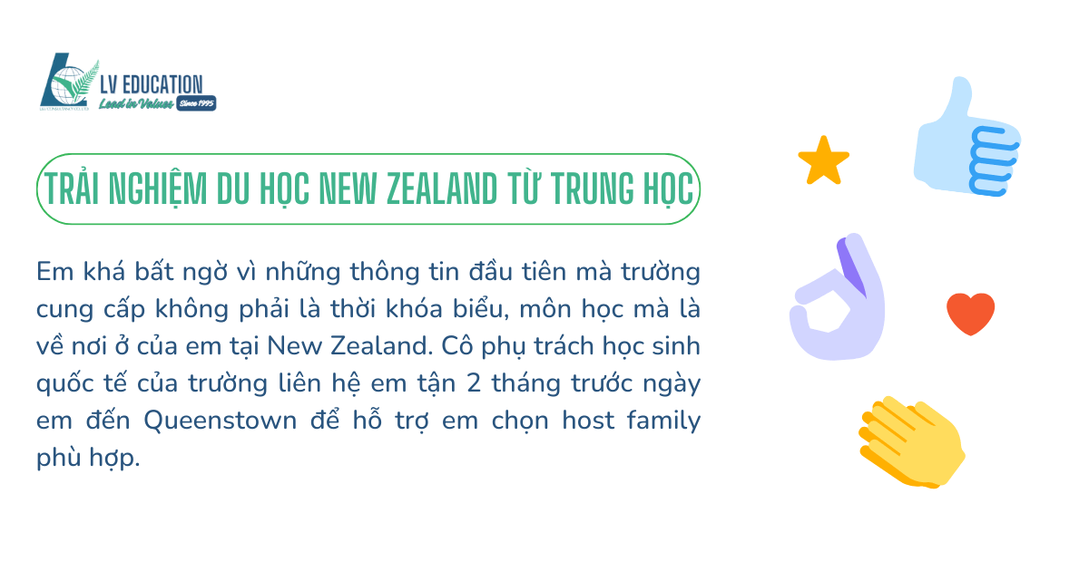 Trải nghiệm du học New Zealand từ trung học