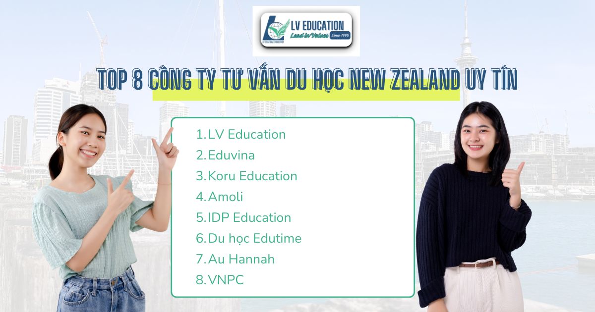 TOP công ty tư vấn du học New Zealand uy tín