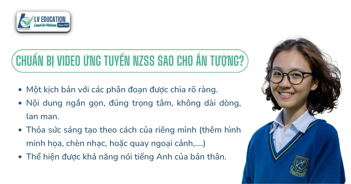 Chuẩn bị video ứng tuyển nzss sao cho ấn tượng