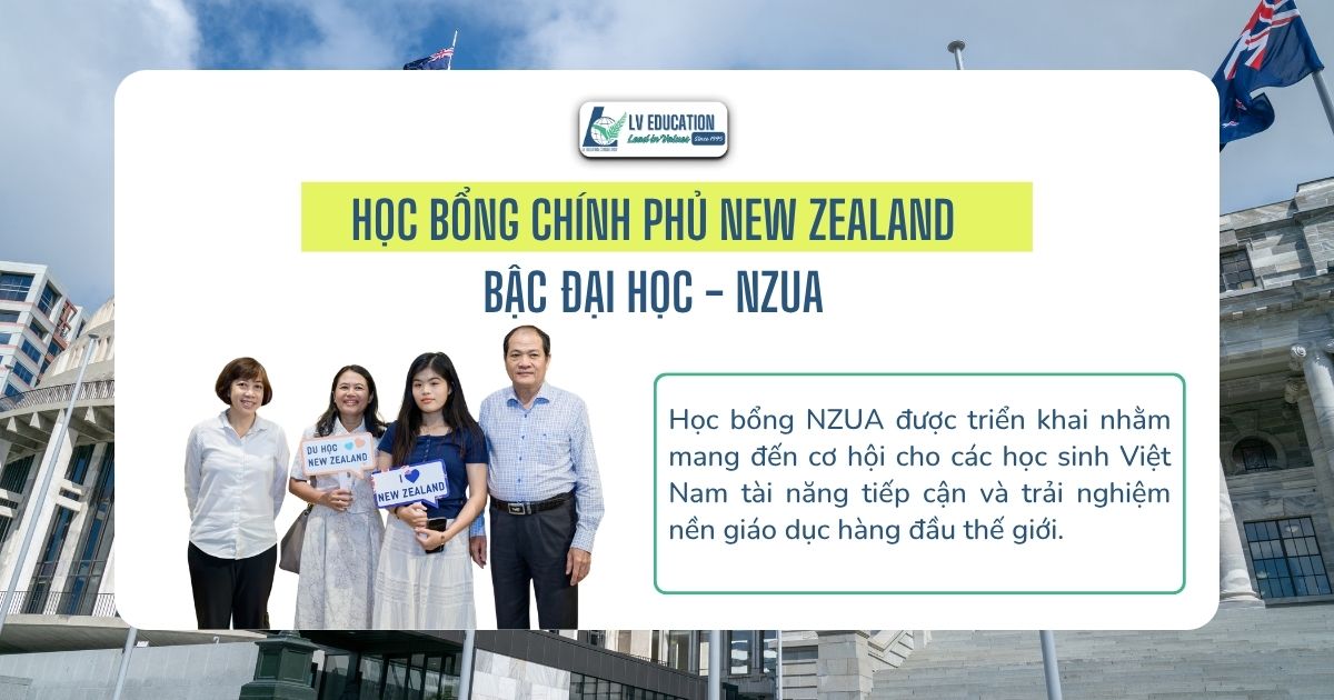 Học bổng chính phủ New Zealand bậc đại học - NZUA
