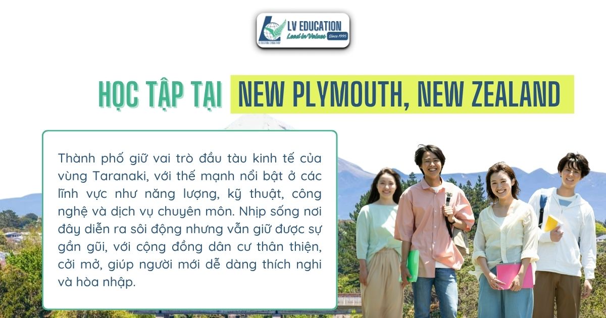 Học tập tại thành phố New Plymouth, New Zealand