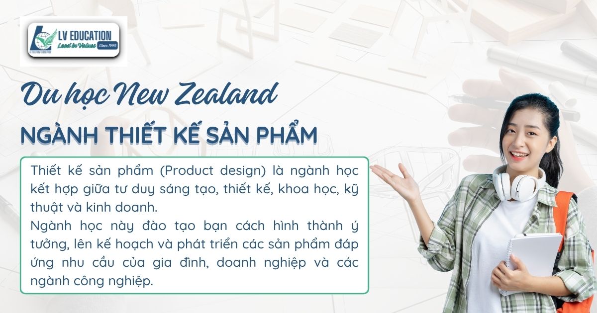Du học New Zealand ngành thiết kế sản phẩm